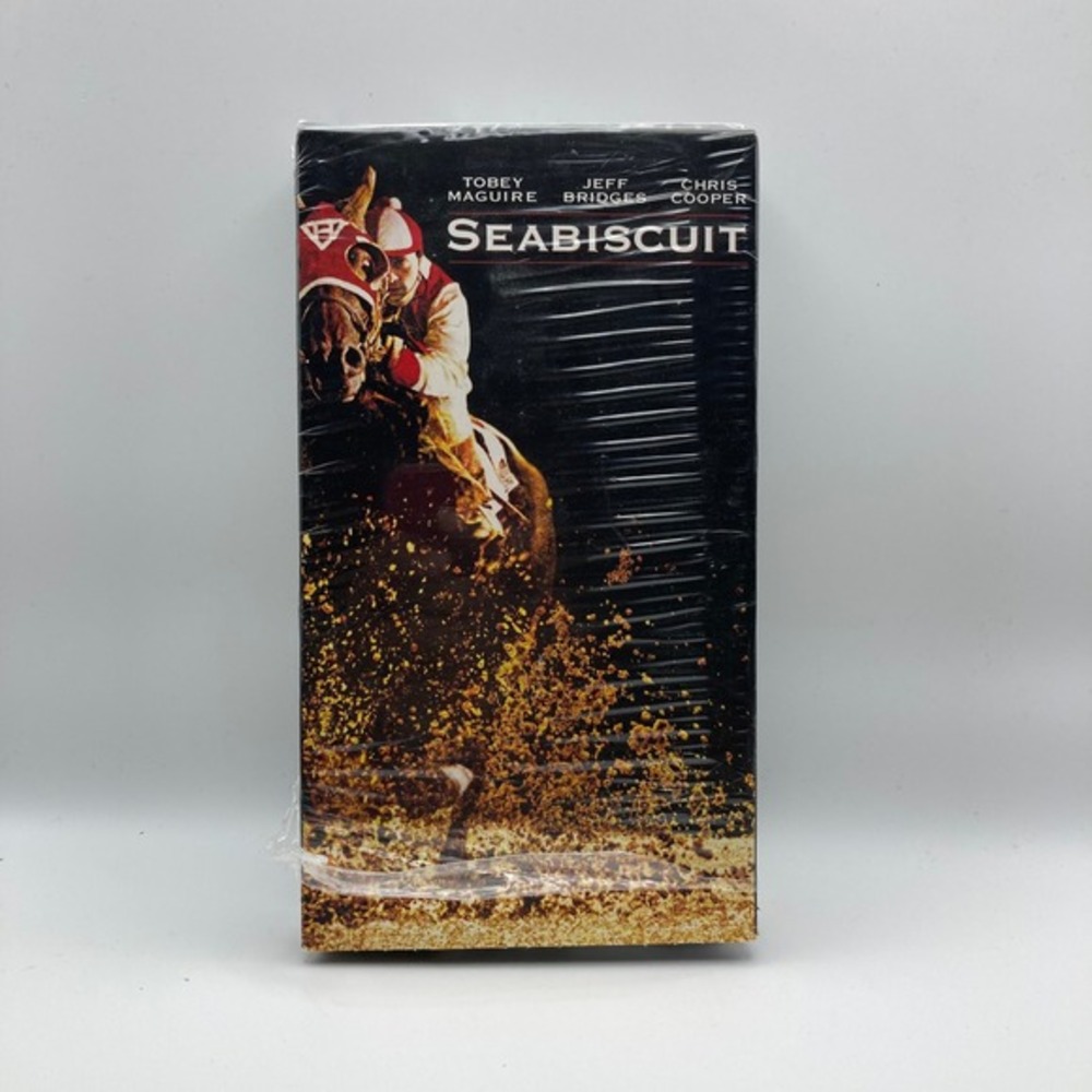 Seabiscuit VHS 2003 Tobey Maguire Jeff Bridges Chris Cooper Kentucky Derby